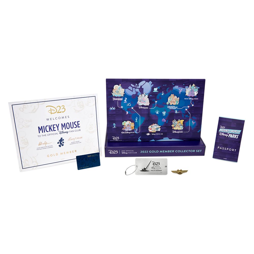 D23 Exclusive Gold Member Collector Set 2022 now available