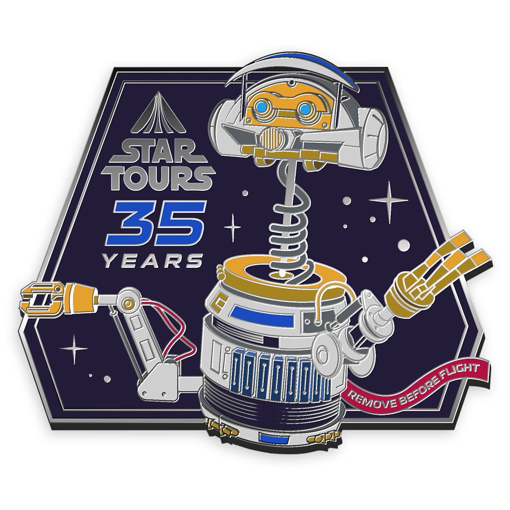 D23-Exclusive Star Tours 35th Anniversary Pin – Captain RX-24 – Limited Edition