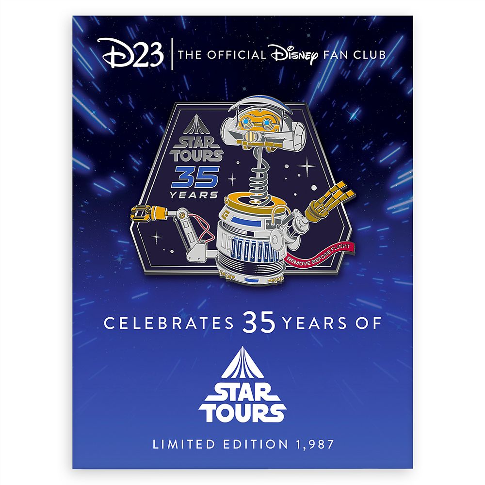 D23-Exclusive Star Tours 35th Anniversary Pin – Captain RX-24 – Limited Edition