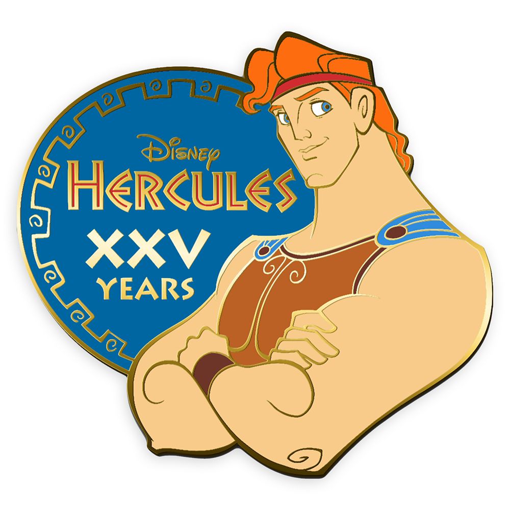 D23-Exclusive Hercules 25th Anniversary Commemorative Pin is available online for purchase