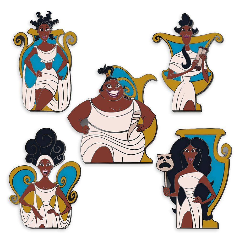 D23-Exclusive Hercules 25th Anniversary – The Muses Pin Set now available