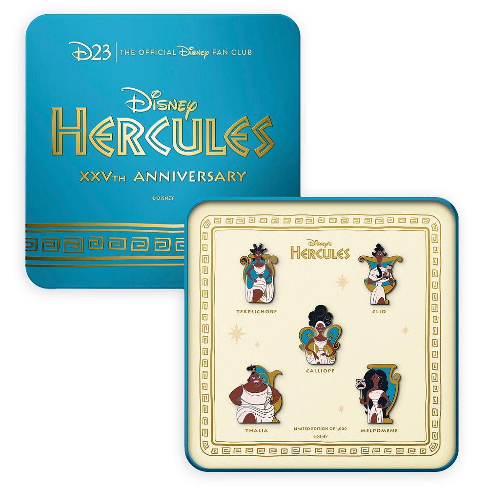D23-Exclusive Hercules 25th Anniversary – The Muses Pin Set