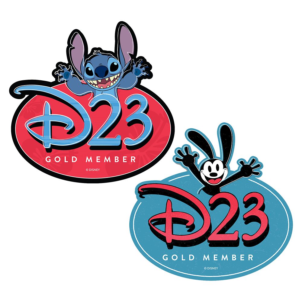 D23-Exclusive Stitch and Oswald the Lucky Rabbit Magnet Set Official shopDisney