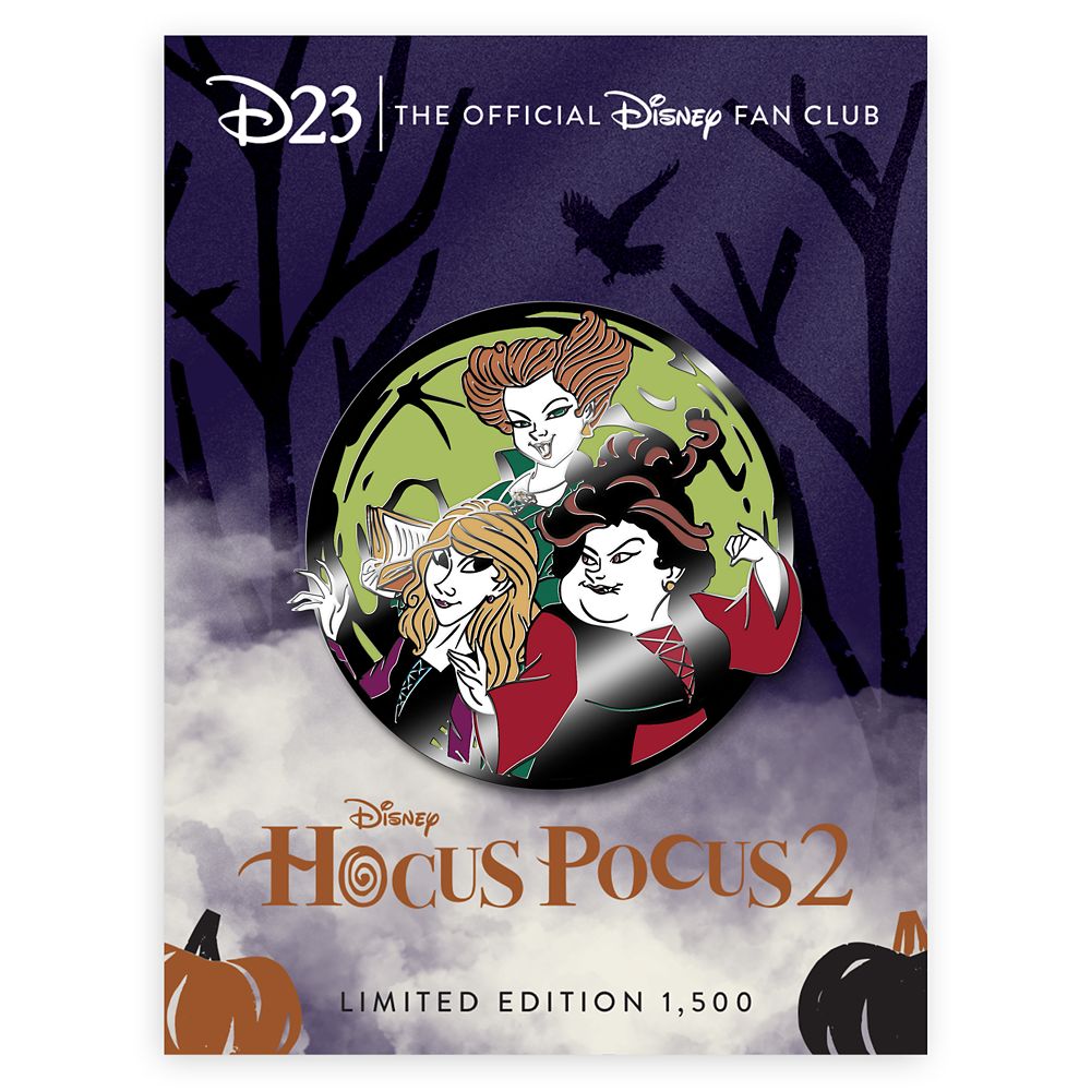 D23-Exclusive Hocus Pocus 2 Glow-in-the-Dark Pin – Limited Edition