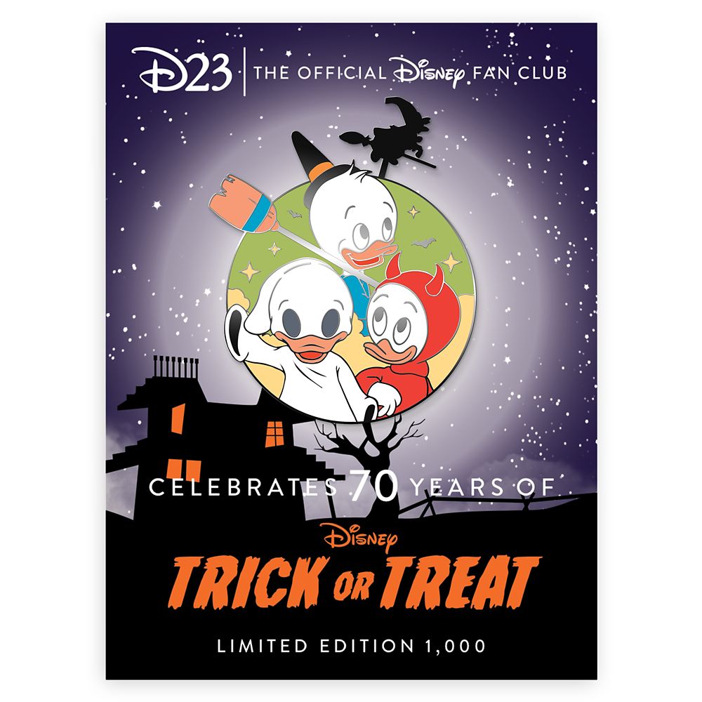 D23-Exclusive Trick or Treat 70th Anniversary Commemorative Pin – Limited Edition