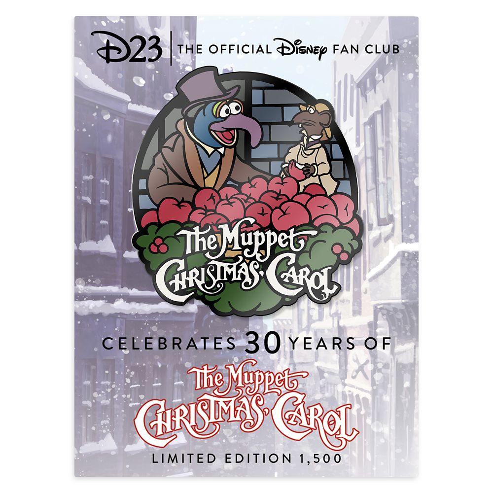 D23-Exclusive The Muppet Christmas Carol 30th Anniversary Commemorative Pin – Gonzo & Rizzo – Limited Edition