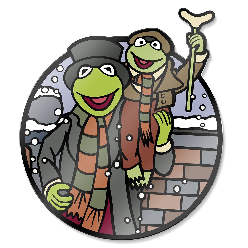 D23-Exclusive The Muppet Christmas Carol 30th Anniversary Commemorative Pin – Kermit & Robin – Limited Edition