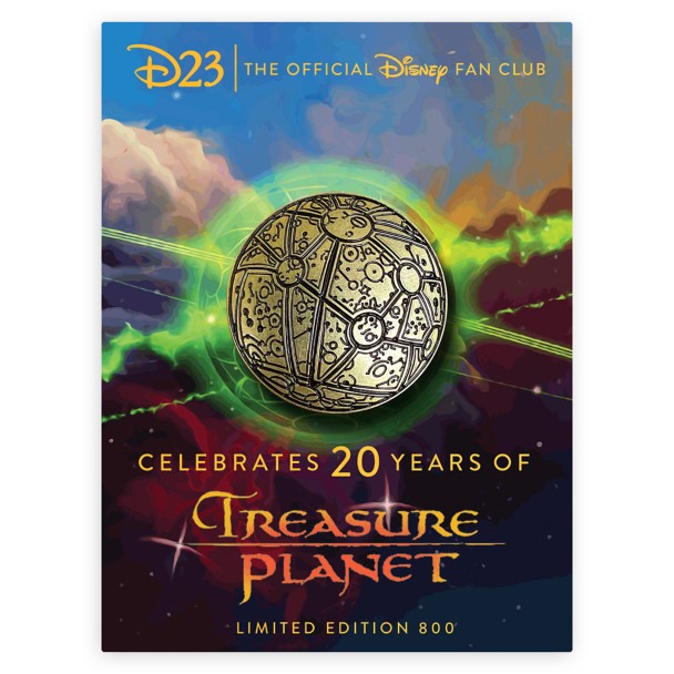 D23-Exclusive Treasure Planet 20th Anniversary Commemorative Pin – Limited Edition
