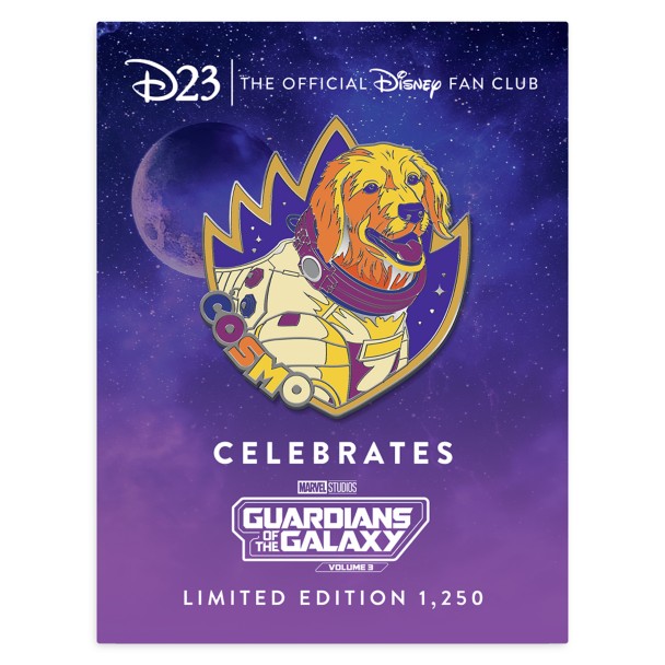D23-Exclusive Cosmo Pin – Guardians of the Galaxy Vol 3 – Limited Edition
