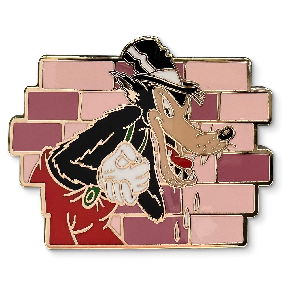 D23-Exclusive The Big Bad Wolf Pin – Three Little Pigs 90th Anniversary – Limited Edition is now available