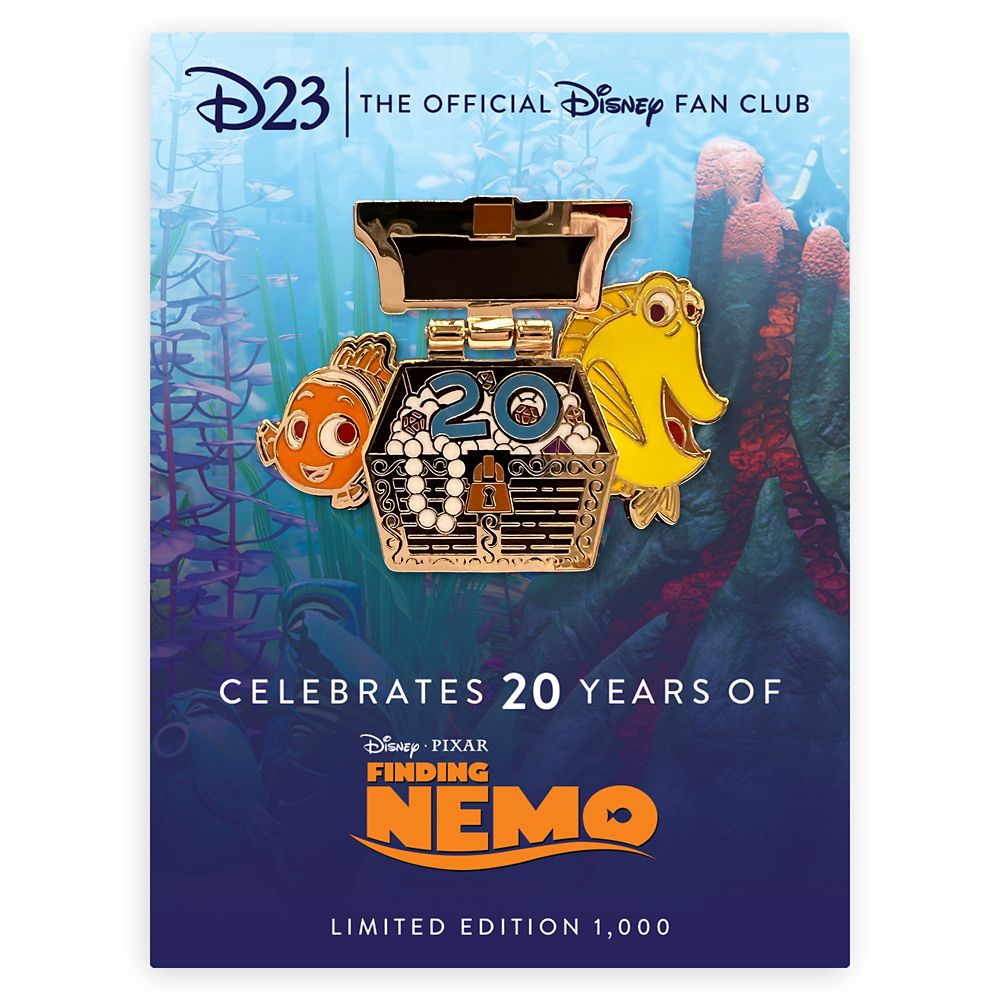 D23-Exclusive Finding Nemo Pin – 20th Anniversary – Limited Edition