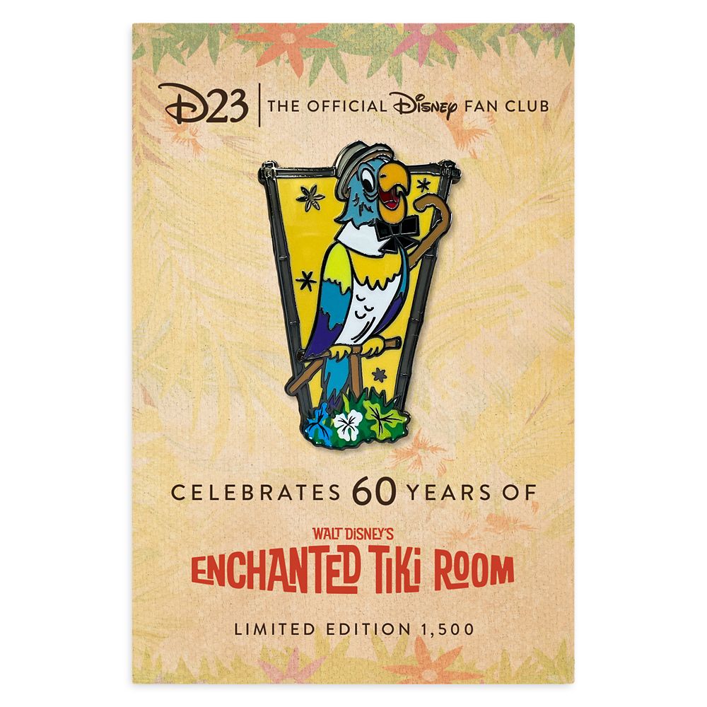 D23-Exclusive Enchanted Tiki Room 60th Anniversary Pin – Limited Edition