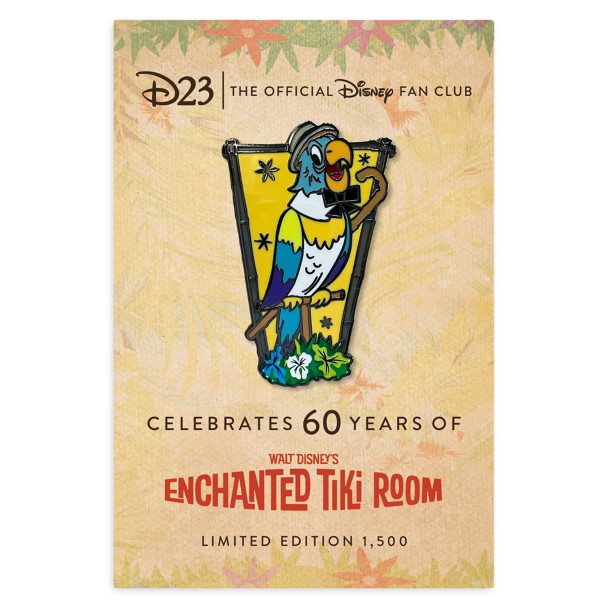 D23-Exclusive Enchanted Tiki Room 60th Anniversary Pin – Limited Edition