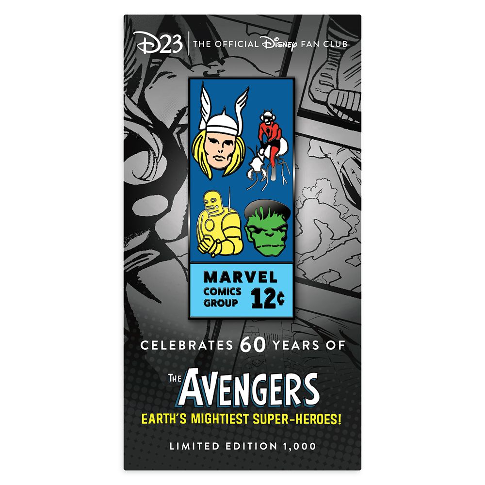 D23-Exclusive The Avengers 60th Anniversary Pin – Limited Edition