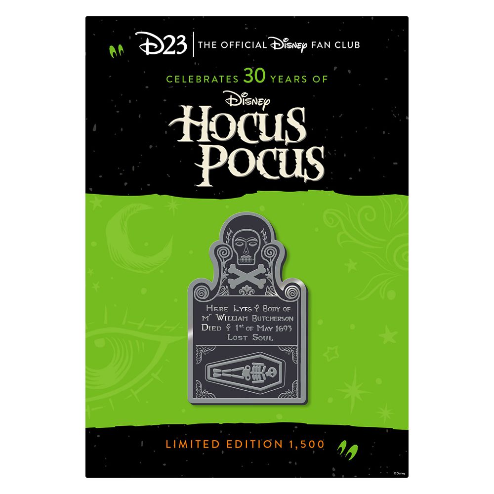 D23-Exclusive Hocus Pocus 30th Anniversary Pin – Limited Edition