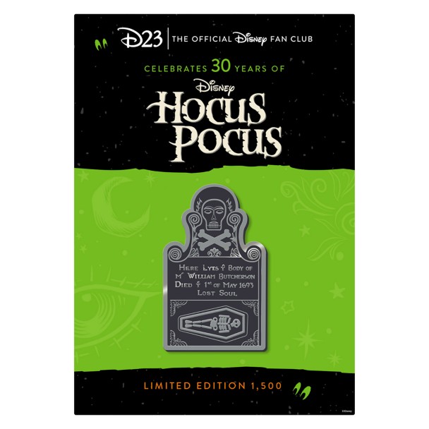D23-Exclusive Hocus Pocus 30th Anniversary Pin – Limited Edition