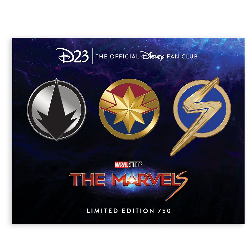 D23-Exclusive Marvel Studios' The Marvels Pin Set – Limited Edition