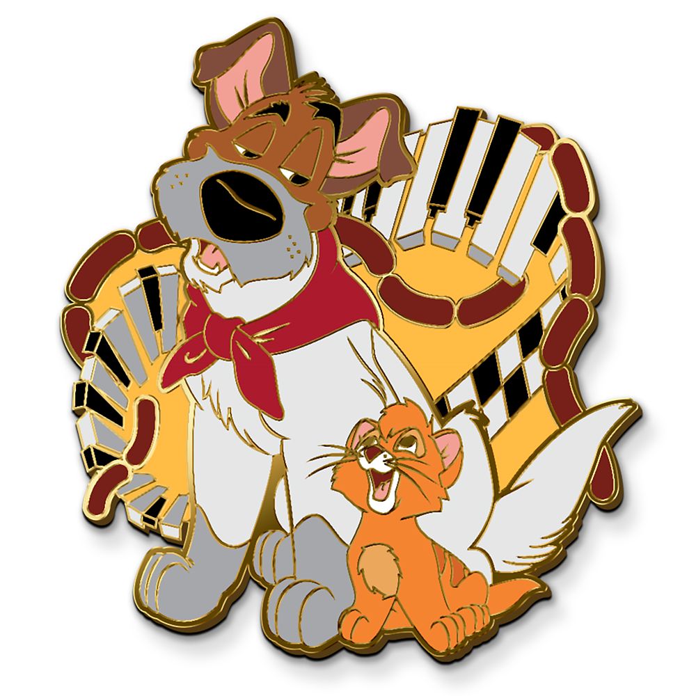 D23-Exclusive Oliver and Company 35th Anniversary Pin  Limited Edition Official shopDisney