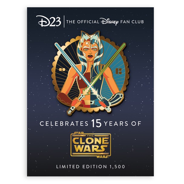 D23-Exclusive Star Wars: The Clone Wars 15th Anniversary Pin – Limited Edition