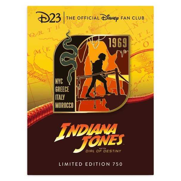 D23-Exclusive Helena Shaw Pin – Indiana Jones and the Dial of Destiny – Limited Edition