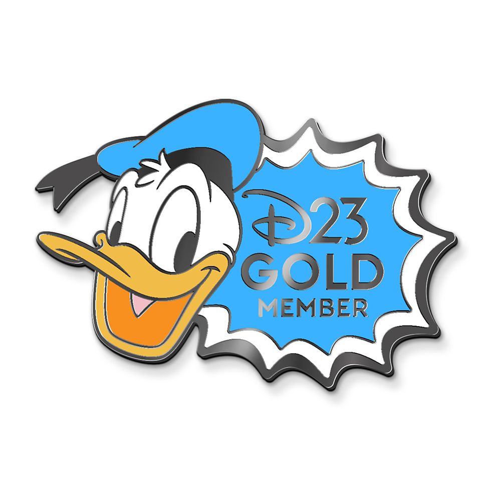 D23-Exclusive Donald Duck ''Gold Member'' Pin – Limited Release