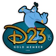 D23-Exclusive Genie D23 Gold Member Magnet – Aladdin