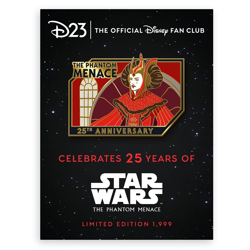 D23-Exclusive Star Wars: The Phantom Menace 25th Anniversary Pin – Limited Edition