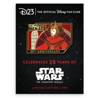 D23-Exclusive Star Wars: The Phantom Menace 25th Anniversary Pin – Limited Edition