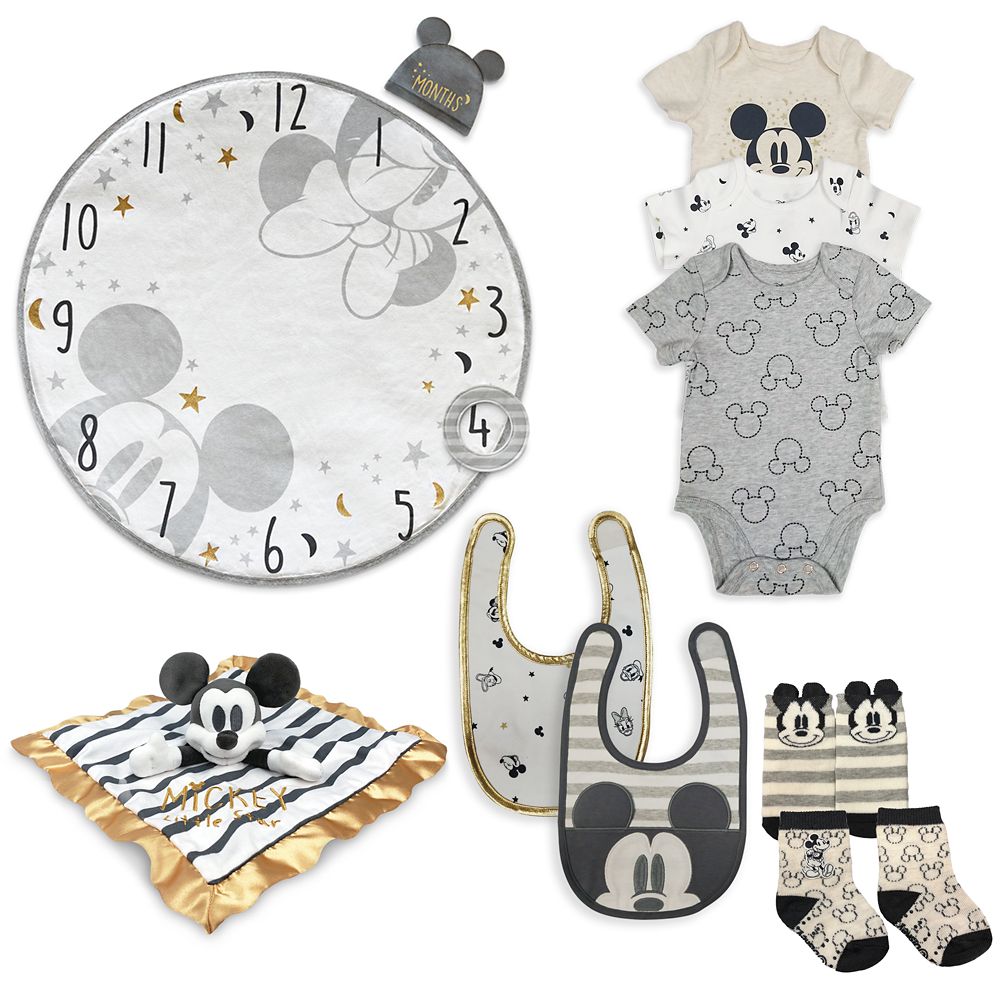 mickey mouse milestone blanket