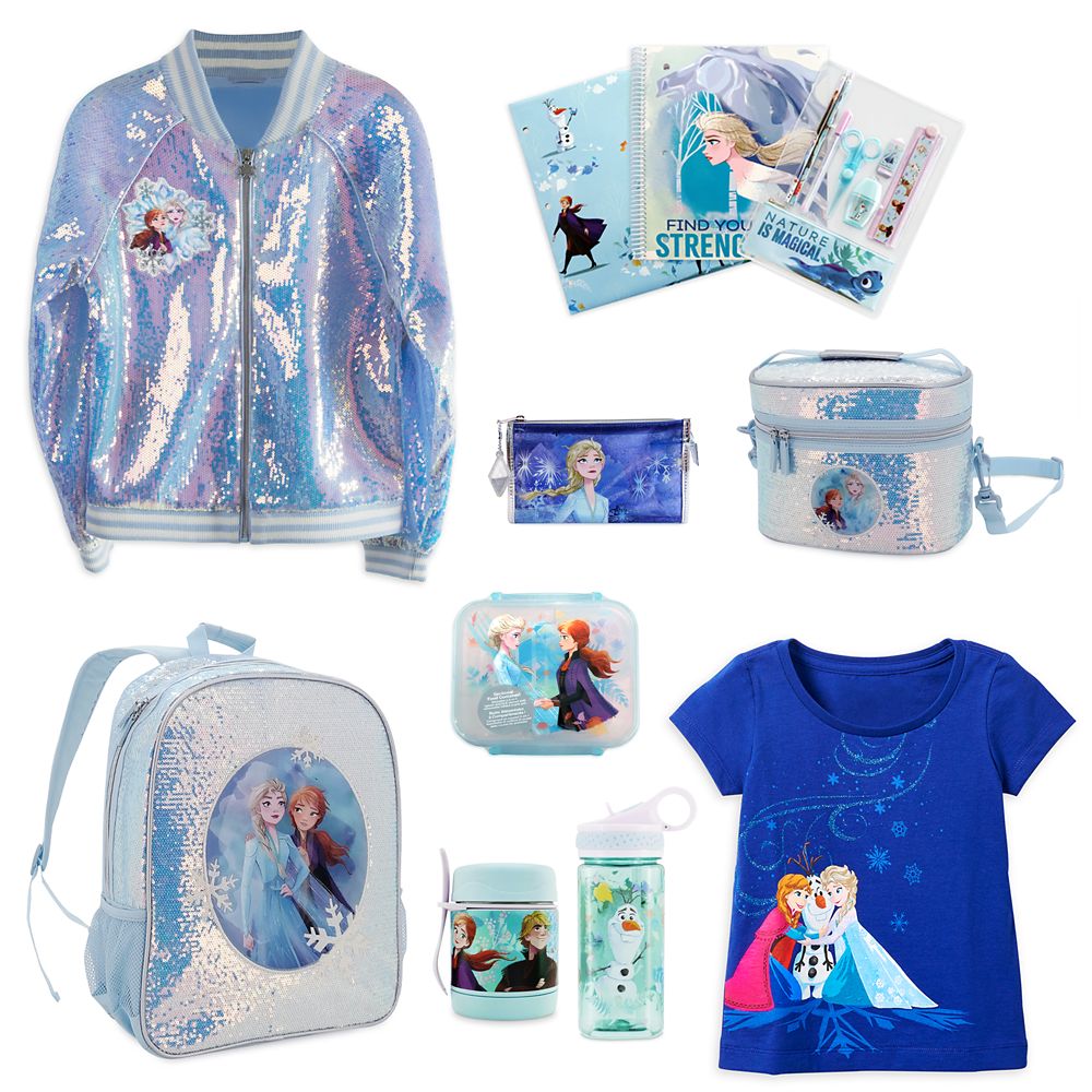 frozen school bag and lunch box