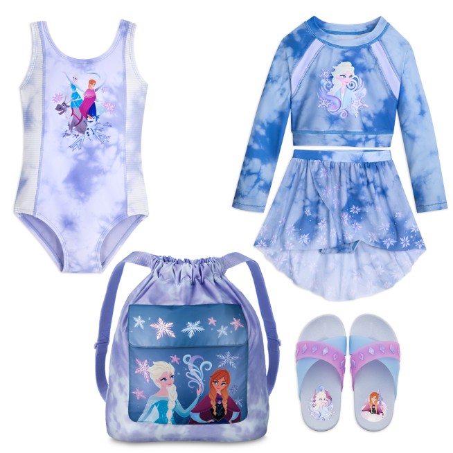 Disney Frozen Swimsuit Rash Guard Tankini Toddler Girls Size 2T 3T 4T 5T 4  5 NWT