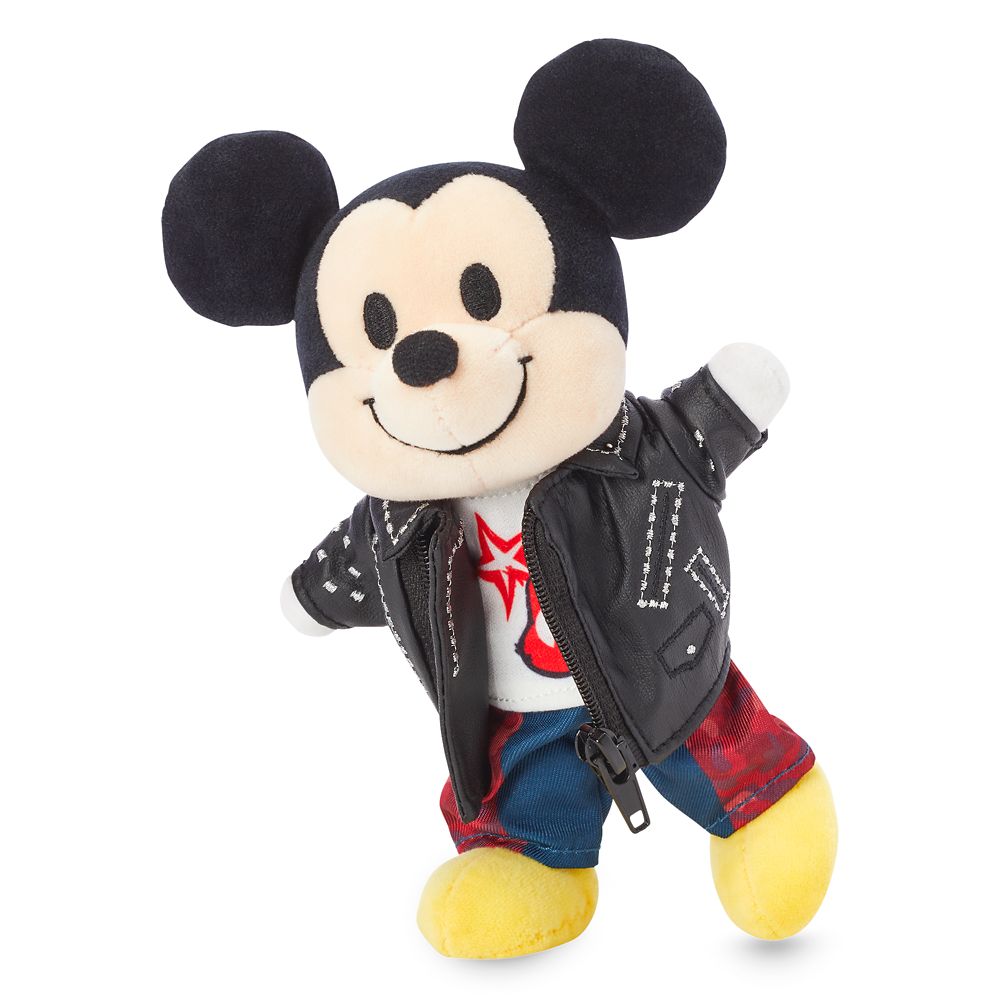 Mickey Mouse Disney nuiMOs Plush and Cruella Inspired Faux Leather Jacket with Graphic T-Shirt and Pants Set