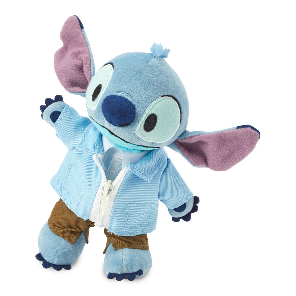 Stitch Disney nuiMOs Plush and Blue Jacket with Army Green Pants Set