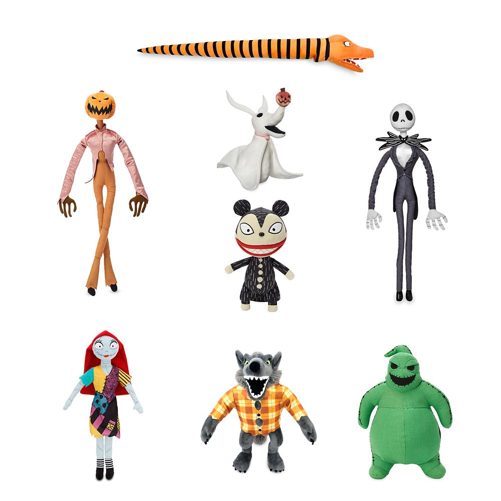 the nightmare before christmas plush toys