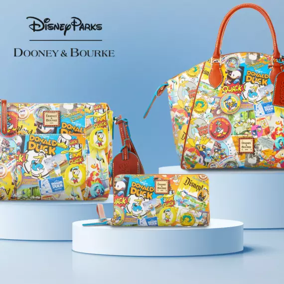 New Dooney & Bourke Donald Duck 90th Anniversary Collection New Dooney & Bourke Donald Duck 90th Anniversary Collection