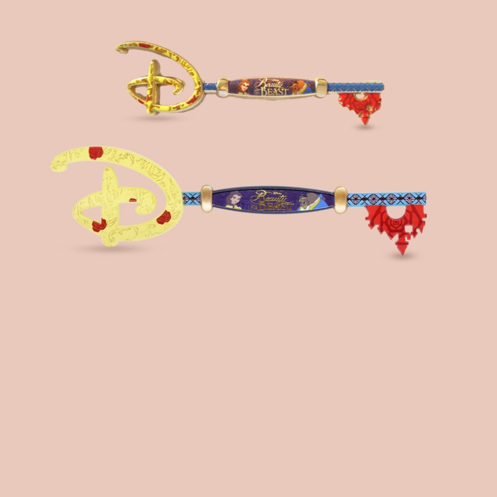 Background image of Celebrate the 30th anniversary of Beauty and the Beast with our special key & key pin
