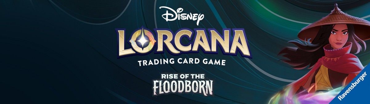 Background image of Disney Lorcana: Rise of the Floodborn Trading Card Game