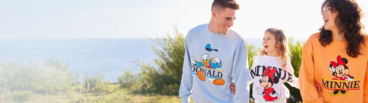 The New Classics Find your new favorite sweatshirts and more featuring Mickey Mouse and friends.