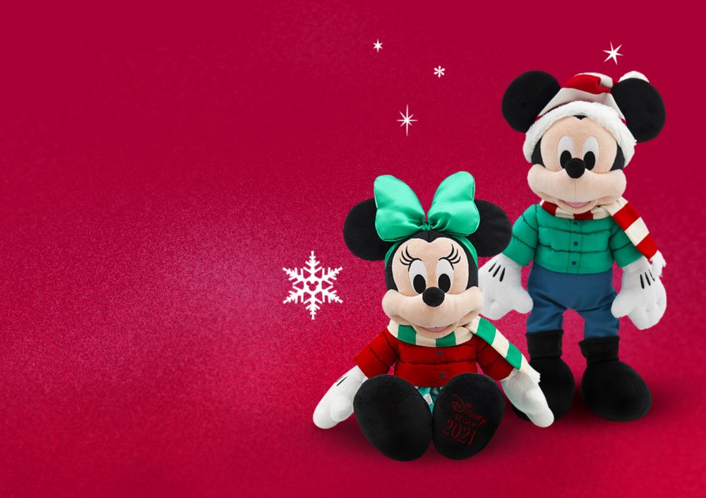 Background image of $16 Mickey or Minnie Holiday Plush with Any Purchase