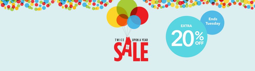 Ends Tuesday<br> Code: <b>EXTRA20</b>