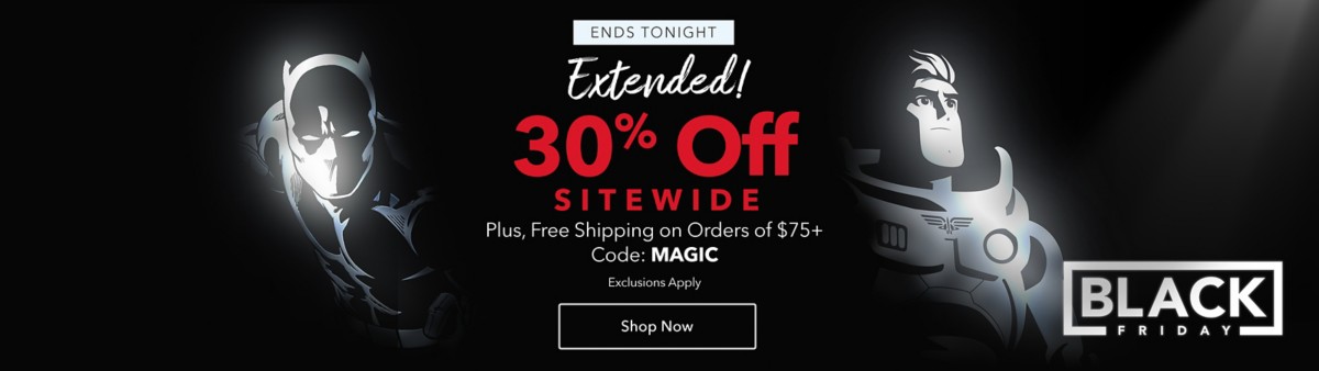EXTENDED 30% Off Sitewide Plus, Free Shipping on Orders of $75+ Code: MAGIC Exclusions Apply