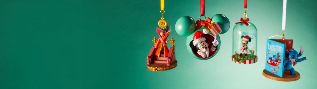 Ornaments. The most magical time of the year starts here with our keepsake ornaments. Come back for more heartwarming releases featuring favorite characters.