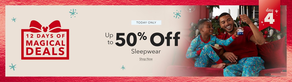 12 Days of Magical Deals TODAY ONLY Up to 50% Off Sleepwear  Select Styles | Prices as Marked  Shop now