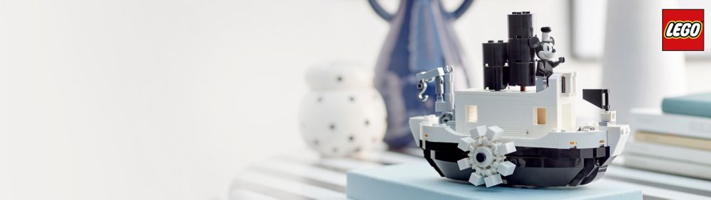 FREE Steamboat Willie LEGO Set with any purchase of $150 or more Apply code: GIFT at checkout for your free gift to appear in your bag.