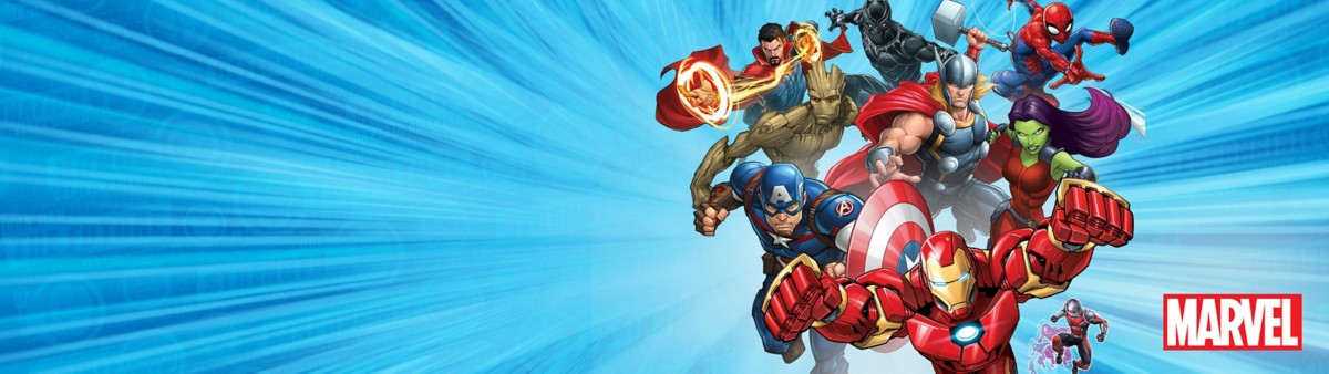 Marvel Spider-Man Hulk Thor Captain America Multi-Lighted Coaster Set of 4 NEW 