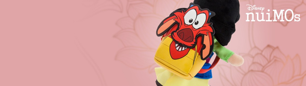 Disney nuiMOs Plush. Give your Disney nuiMOs Plush a feisty and lovable sidekick with this Mushu-inspired backpack by Loungefly.