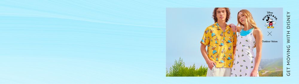 Get Moving with Disney Magic meets adventure in a new collection by Outdoor Voices