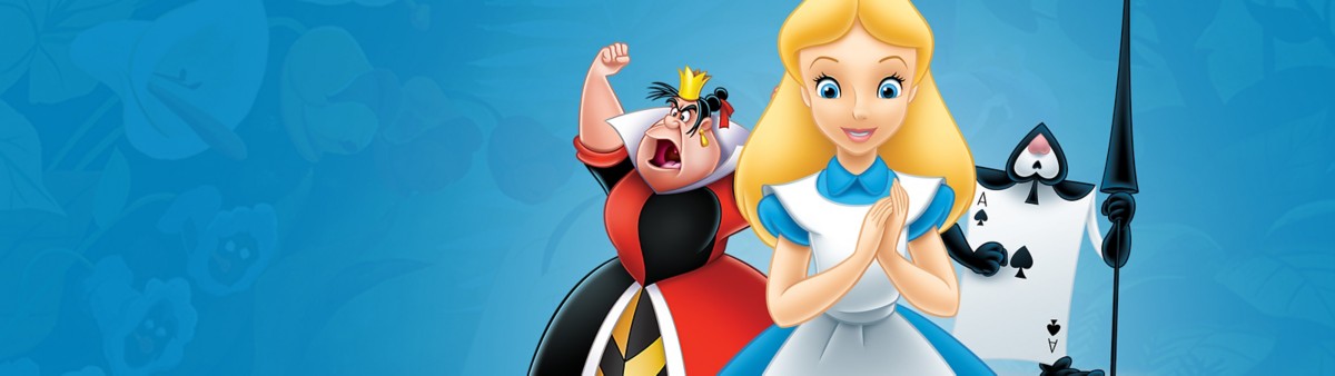 Background image of Alice in Wonderland