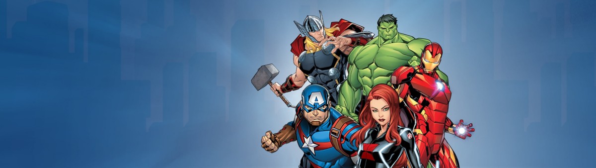 Marvel Avengers Water Bottle for Kids - Iron Man, Hulk, Thor