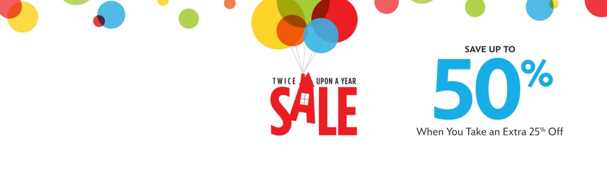 Twice Upon A Year Sale Save Up To 50% When You Take An Extra 25% Off